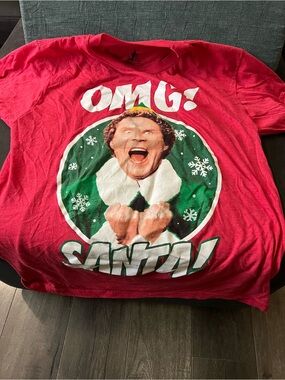 ELF Red Logo Graphic Tee
